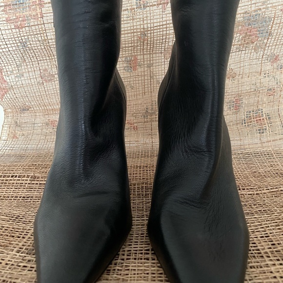 Jessica Simpson “timea” black and white block heel ankle boots. Size 7 - Picture 3 of 7